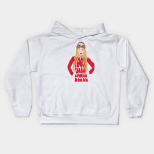 Katya Zamolodchikova - 100% female biological woman Kids Hoodie